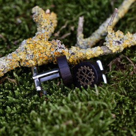 Steampunk manžetové knoflíčky staromosaz