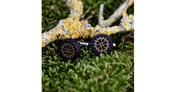 Steampunk manžetové knoflíčky staromosaz
